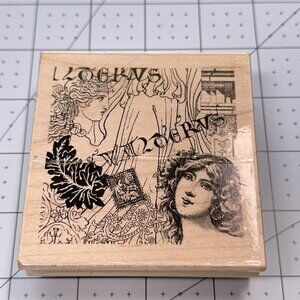 Ancient Collage Rubber Stamp Paper Inspirations H7087 Roman Greek  Goddess